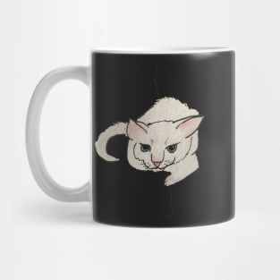 White Kitten Mug